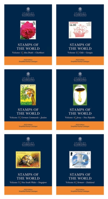 2025 Stamps Of The World Set Of 6 Catalo