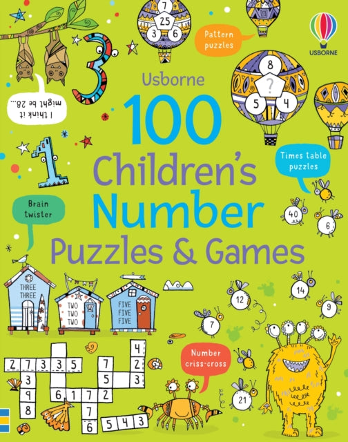 100 Childrens Number Puzzles & Games