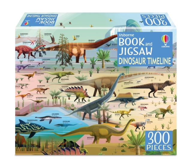 Book And Jigsaw Dinosaur Timeline
