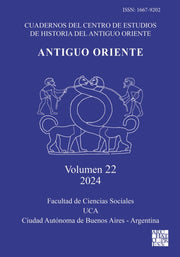Antiguo Oriente Vol 22 2024