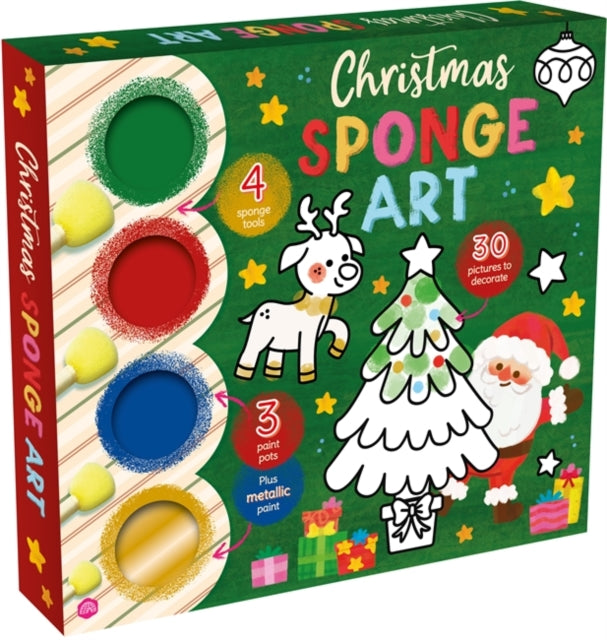 Christmas Sponge Art