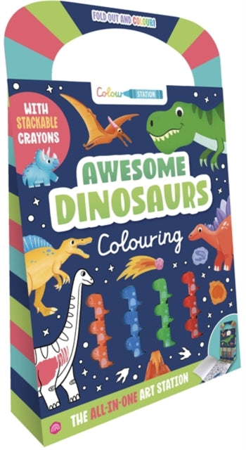 Awesome Dinosaurs Colouring