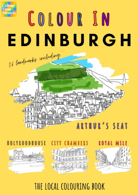 Edinburgh Colouring Book A4