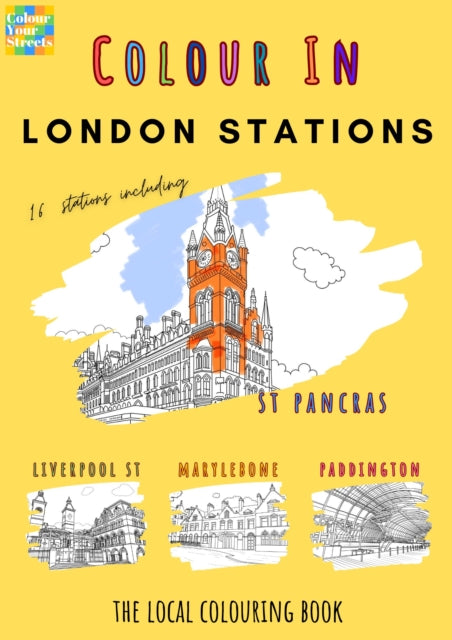 London Stations Colouring Book (a4)