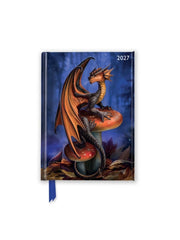 Anne Stokes 2027 Luxury Pocket Diary Pl By Flame Tree Studio
