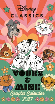 Disney Yours Mine 2027 Slim Calendar