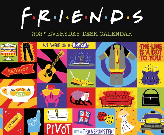 Friends 2027 Desk Block Calendar