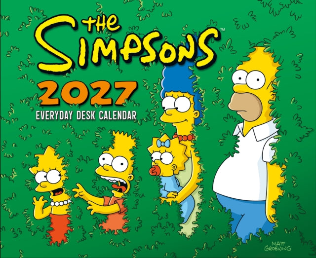 Simpsons 2027 Desk Block Calendar