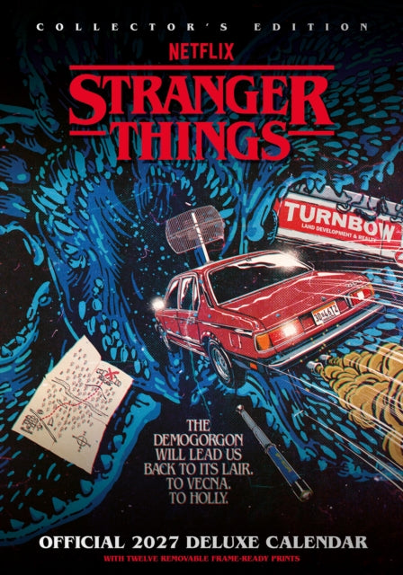 Stranger Things 2027 A3 Deluxe Calendar