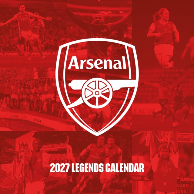 Arsenal Fc Legends 2027 Square Calendar