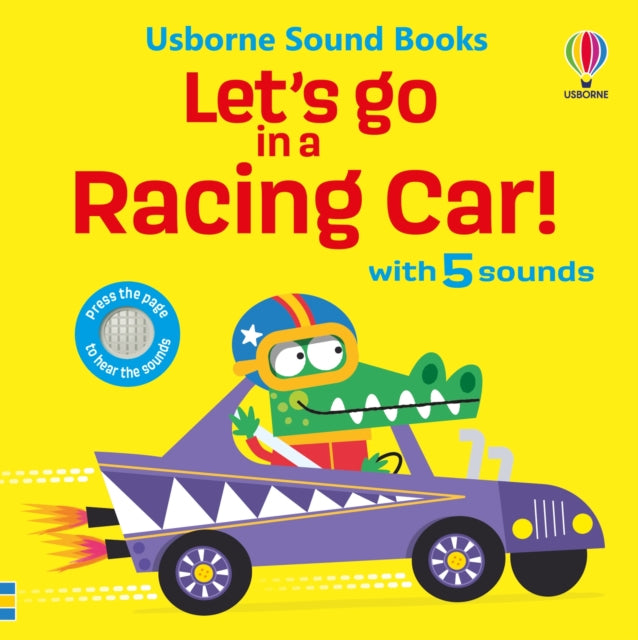 Lets Go In A Racing Car Sound Book By Taplin, Sam