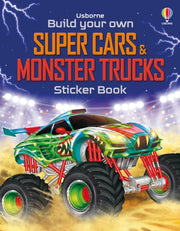 Super Cars & Monster Trucks Sticker Book By Tudhope, Simon