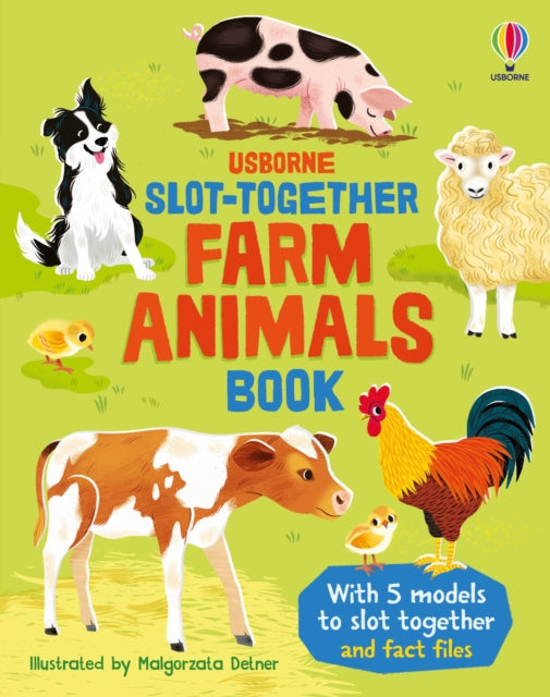 Slot Together Farm Animals Book