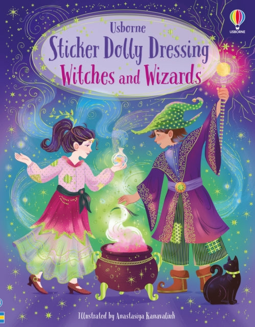 Sticker Dolly Dressing Witches & Wizard By Watt, Fiona