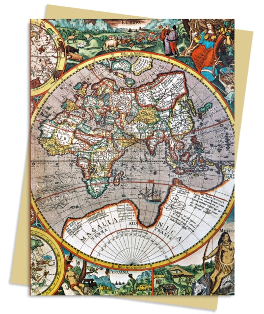 Pieter Van Den Keere Antique Map Greet