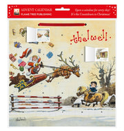 Norman Thelwell Showjumping Santa Adve