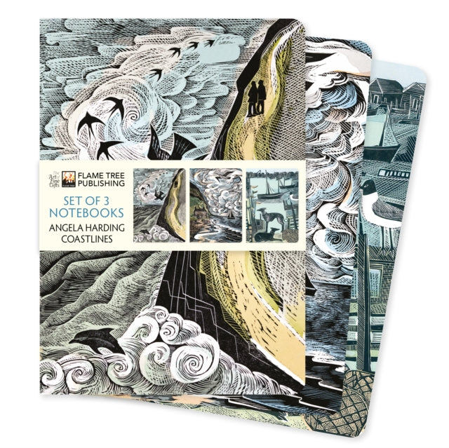 Angela Harding Coastlines Notebook X3