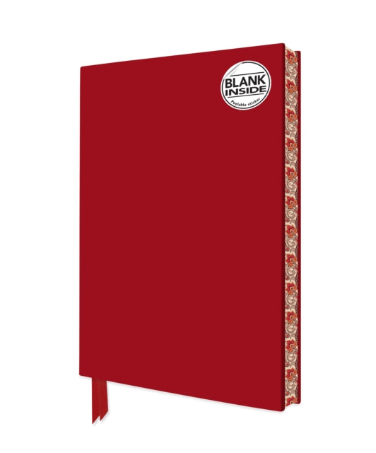 Ruby Red Blank Artisan Notebook