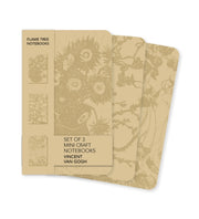 Vincent Van Gogh Set 3 Mini Notebooks By Flame Tree Studio