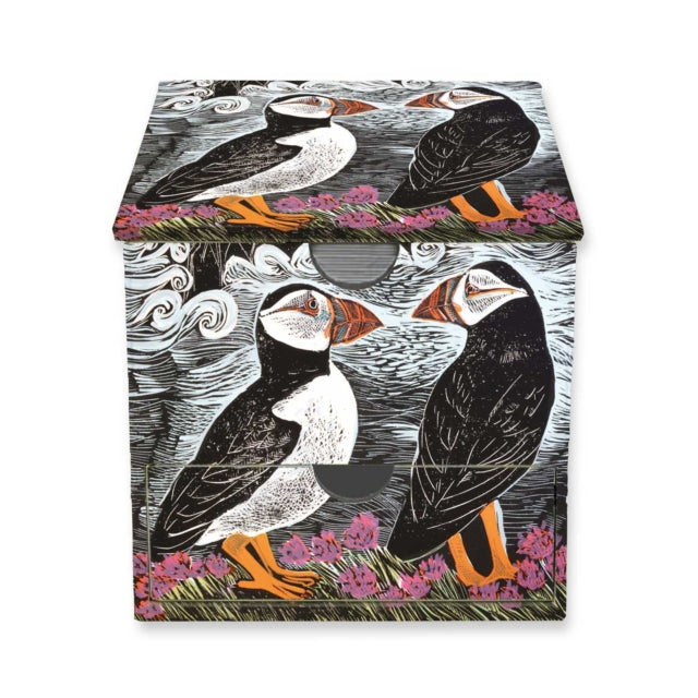 Angela Harding Fair Isle Puffins/box