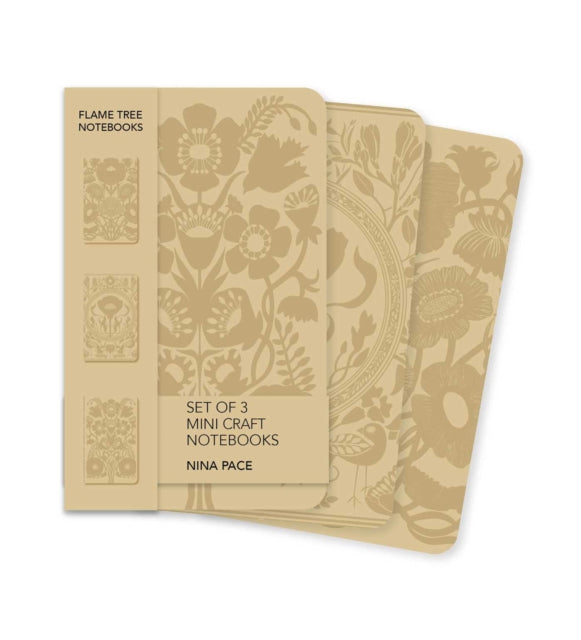 Nina Pace Set Of 3 Mini Craft Notebooks