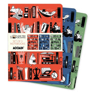 Moomin Bookshelves Set Of 3 Standard No By Flame Tree Studio