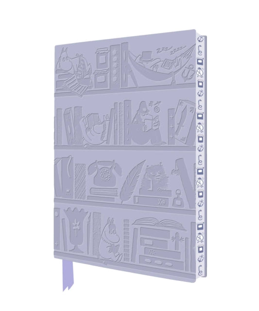 Moomin Bookshelves Artisan Art Notebook By Flame Tree Studio