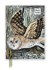 Angela Harding Marsh Owl Foiled Blank By Flame Tree Studio
