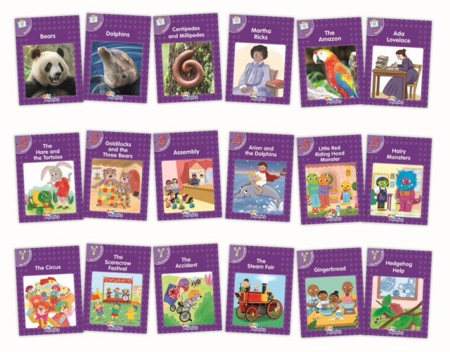 Core Purple Readers Complete Set 18 Book