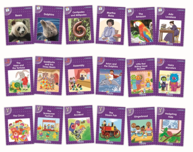Core Purple Readers Complete Set 18 Book By Wernham, Sara