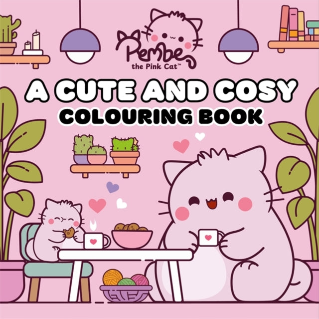 Pembe The Pink Cat A Cute & Cosy Colouri