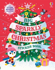 Big Sparkly Christmas Sticker Book By Bathie, Holly
