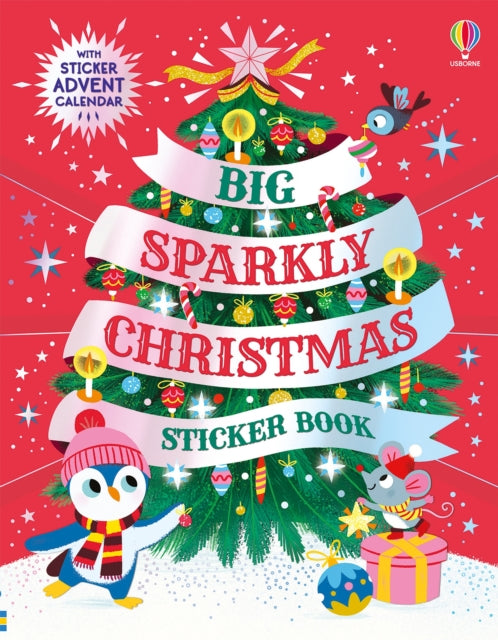 Big Sparkly Christmas Sticker Book By Bathie, Holly