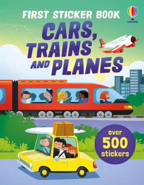 First Sticker Book Cars Trains & Planes