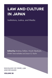 Law And Culture In Japan By Deflem, Mathieu