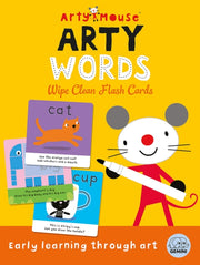 Arty Words Wipe Clean Flash Cards