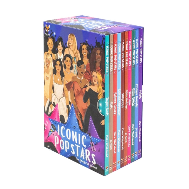 Iconic Popstars 10book Set By Whitehead, Clare