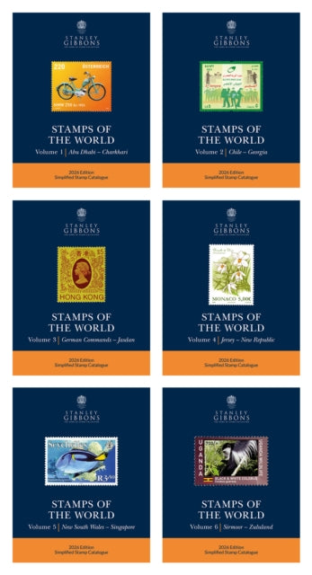 2026 Stamps Of The World Set Of 6 Catalo By Gibbons, Stanley