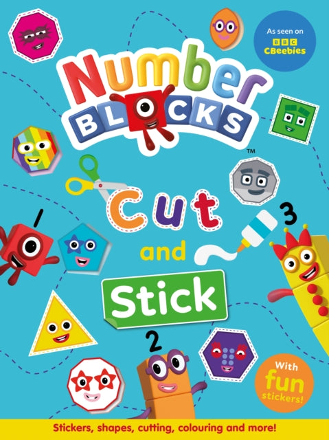 Numberblocks Cut & Stick Book By Numberblocks