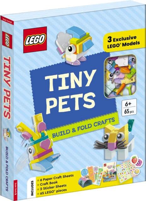 Lego Books Tiny Pets Build & Fold