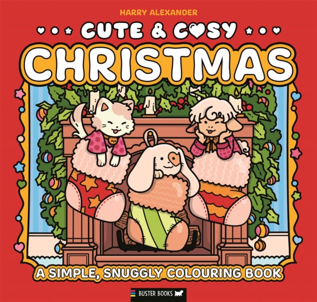 Cute & Cosy Christmas Colouring Book By Alexander, Harry