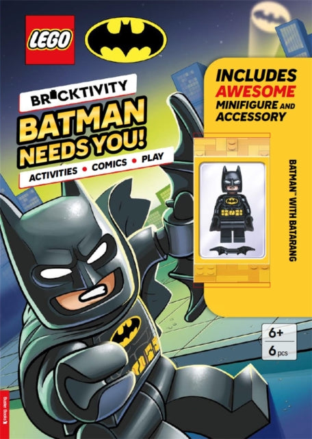 Lego Dc Super/book & Batman Minifigure