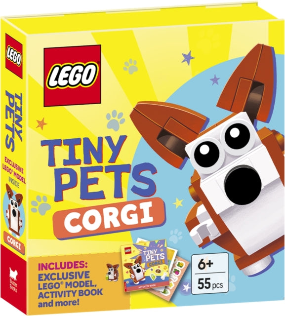 Lego Tiny Pets/book & Corgi Mini Build