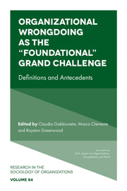 Organizational Wrongdoing As The Foundat