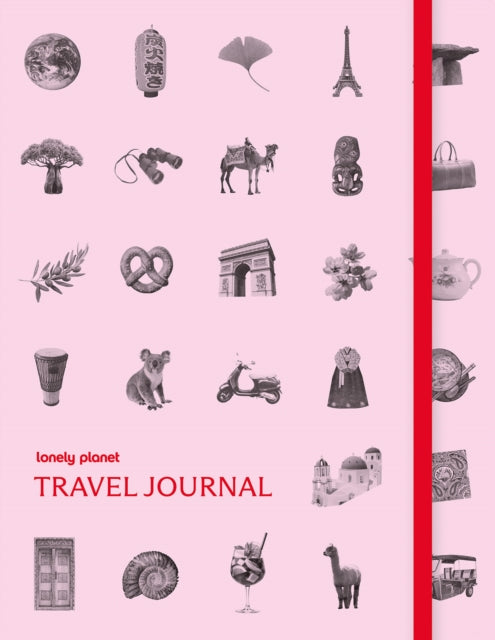 Lonely Planets Travel Journal Pink