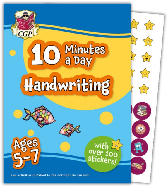 New 10 Minutes A Day Handwriting For Age By Cgp Books