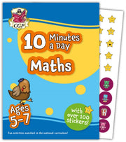 New 10 Minutes A Day Maths For Ages 57 W By Cgp Books