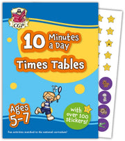 New 10 Minutes A Day Times Tables For Ag By Cgp Books