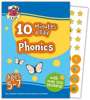 New 10 Minutes A Day Phonics For Ages 57 By Cgp Books