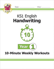 Ks1 Year 1 English Handwriting 10-minute By Cgp Books
